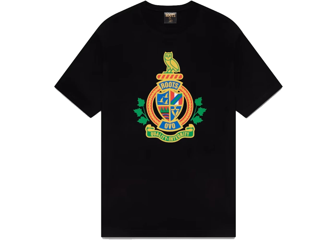 OVO Roots Crest T-Shirt Black