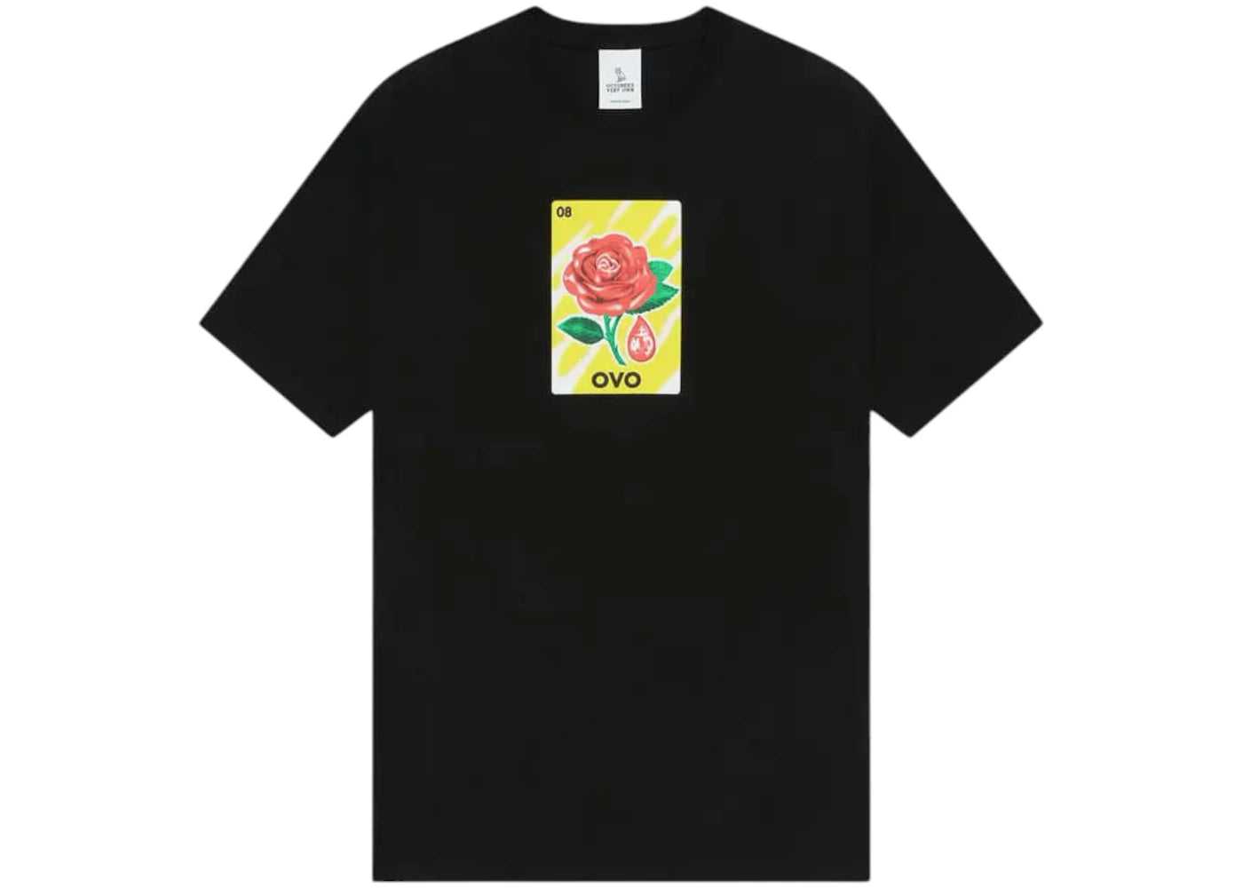 OVO Rose T-shirt Black