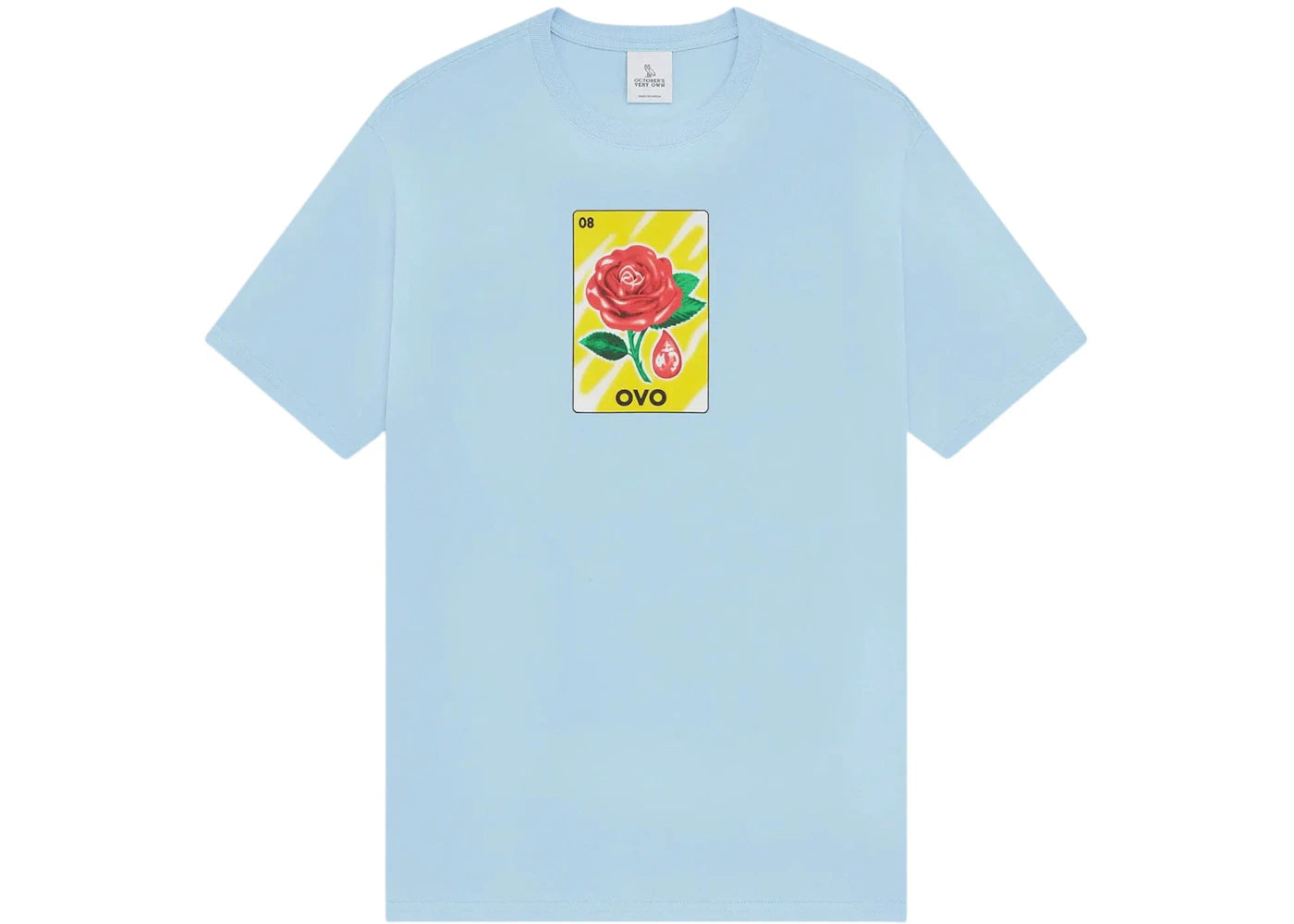 OVO Rose T-shirt Light Blue