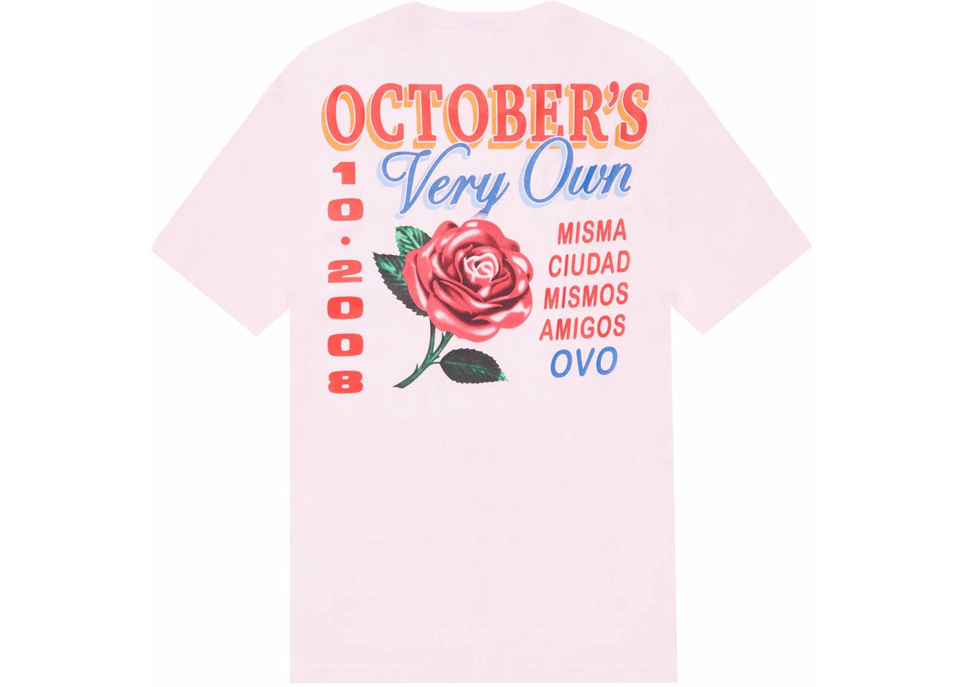 OVO Rose T-shirt Pink