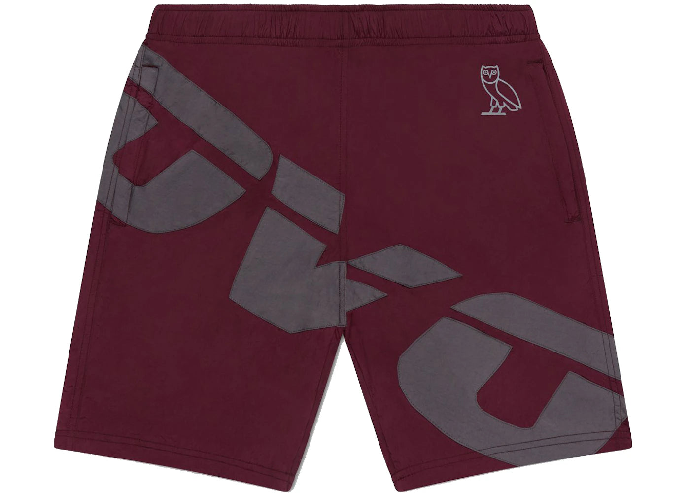 OVO Runner Nylon Short Burgundy