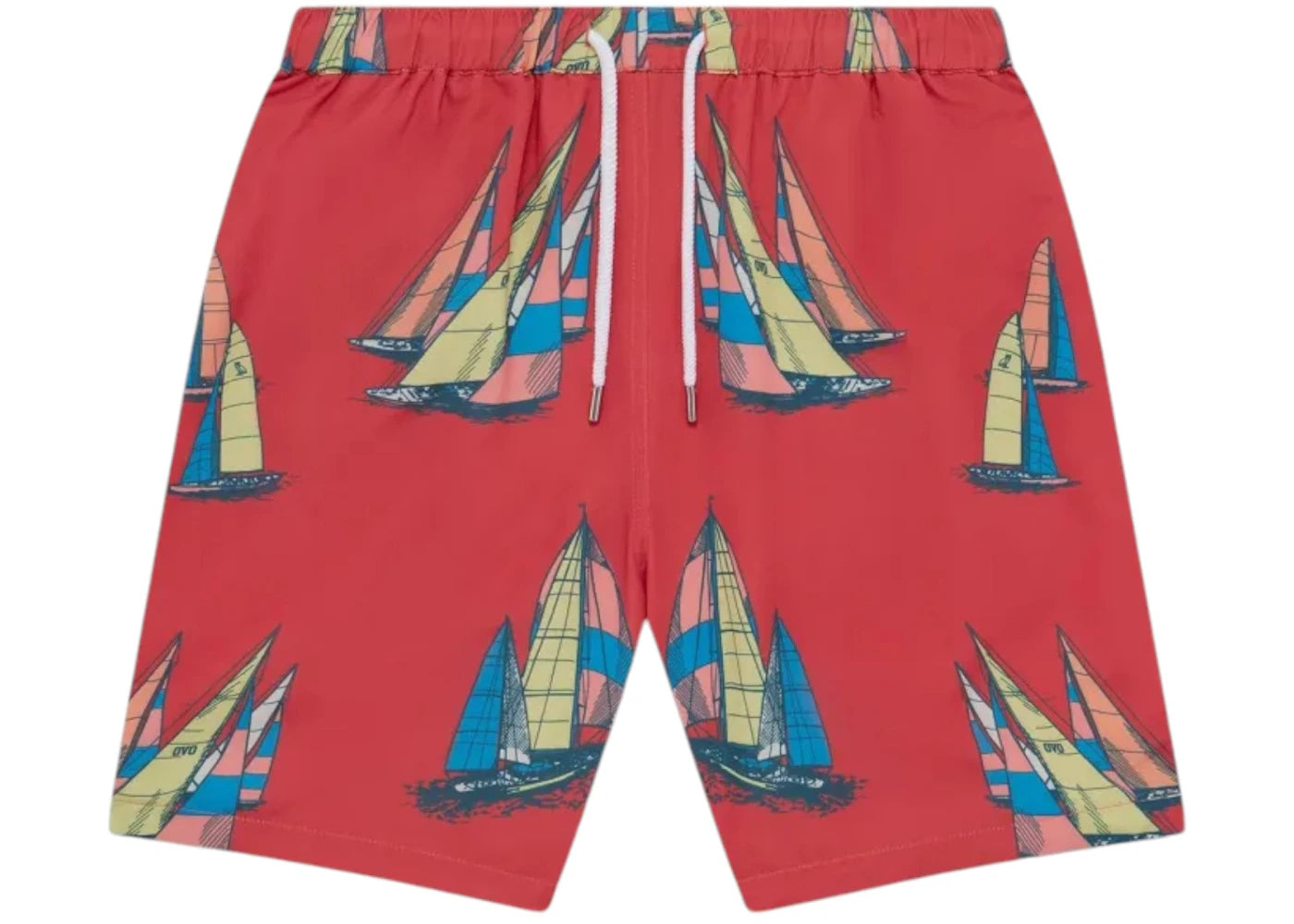 OVO Sailboat Print Swim Short Red