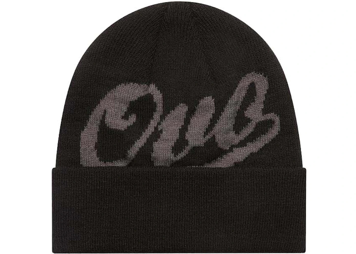 OVO Script Beanie Black