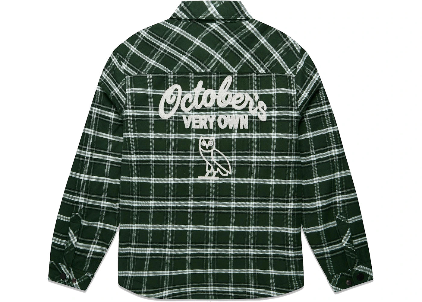 OVO Sherpa Lined Flannel Jacket (FW21) Evergreen