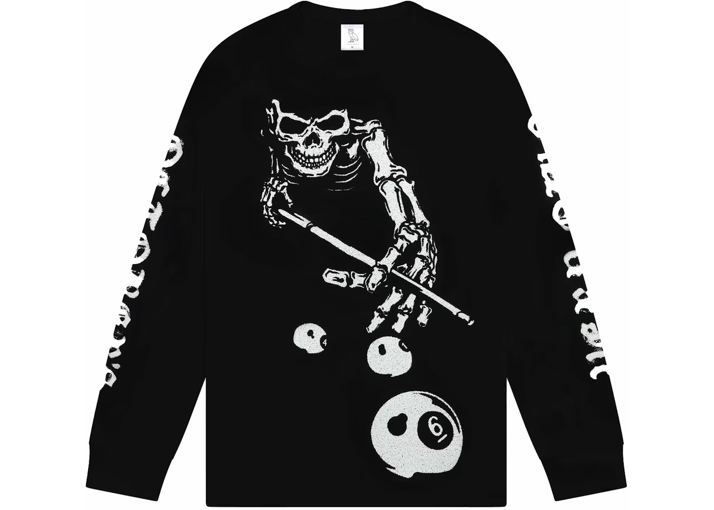 OVO Skeleton Longsleeve T-shirt Black