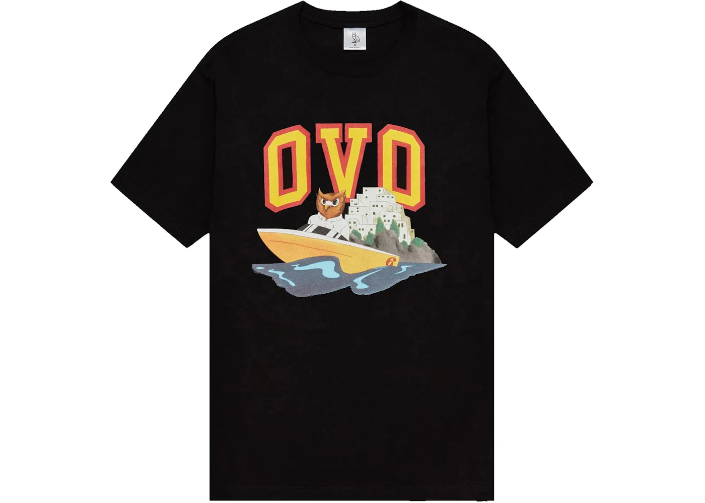 OVO Speedboat Owl T-shirt Black