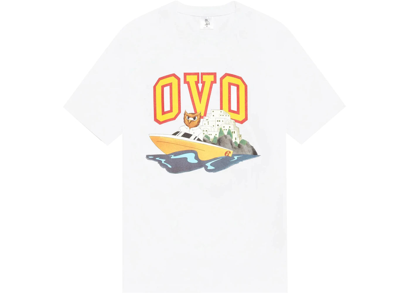 OVO Speedboat Owl T-shirt White