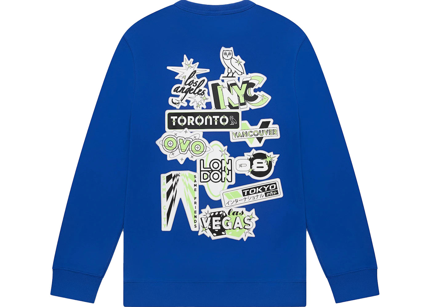 OVO Speedway Crewneck Royal Blue
