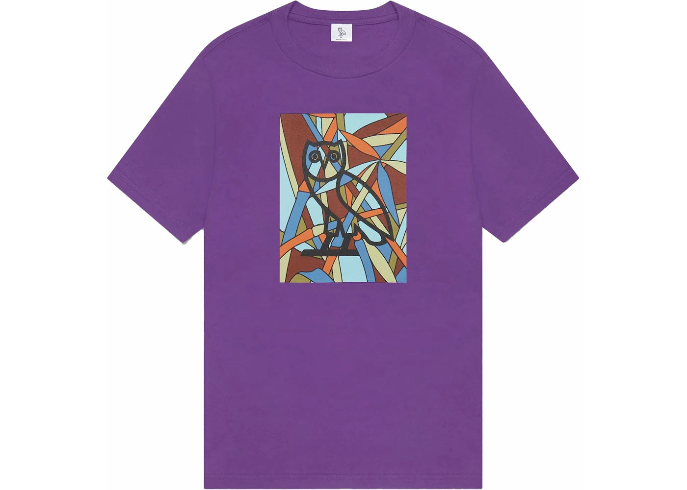 OVO Stained Glass Owl T-shirt Purple