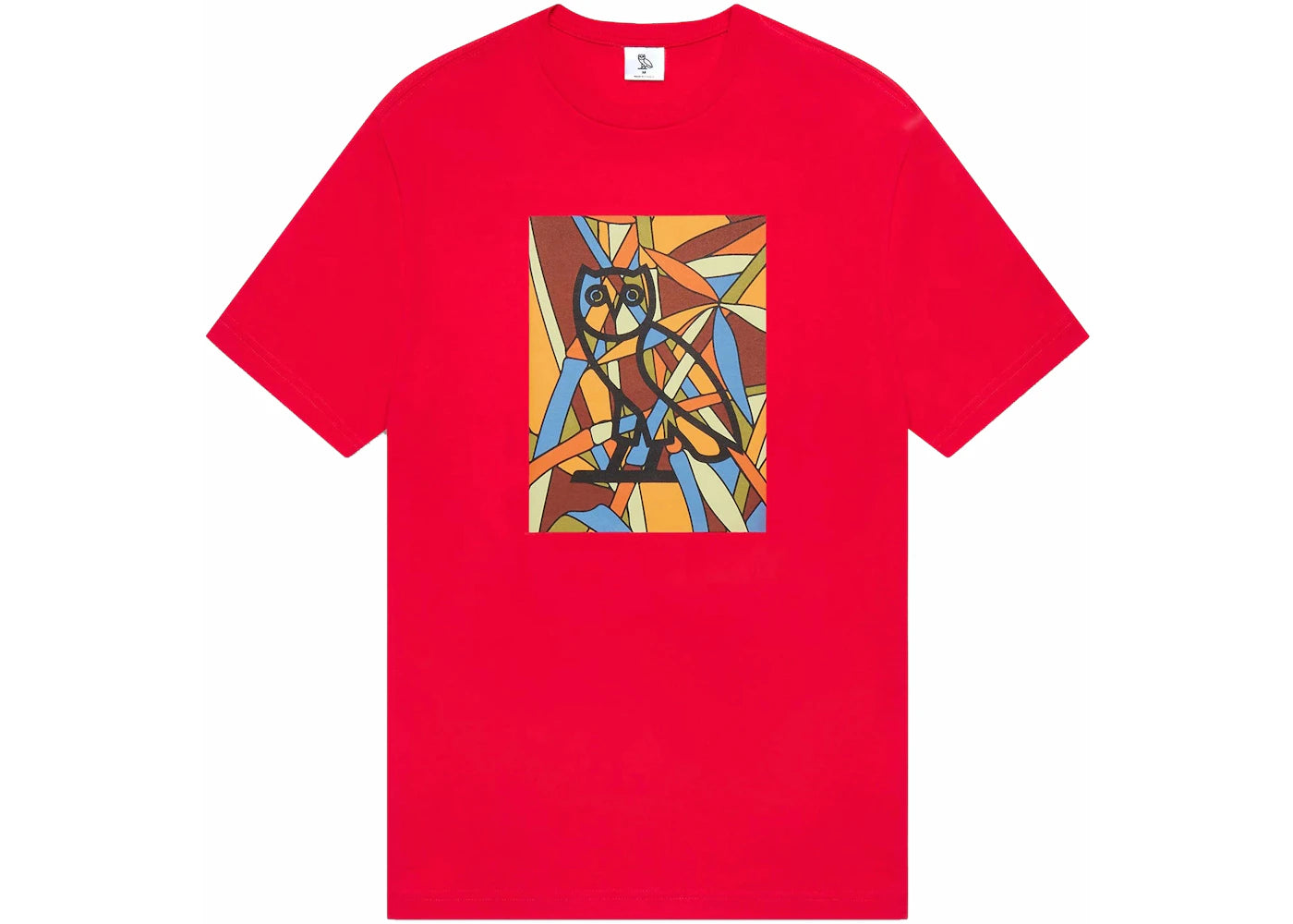 OVO Stained Glass Owl T-shirt Red