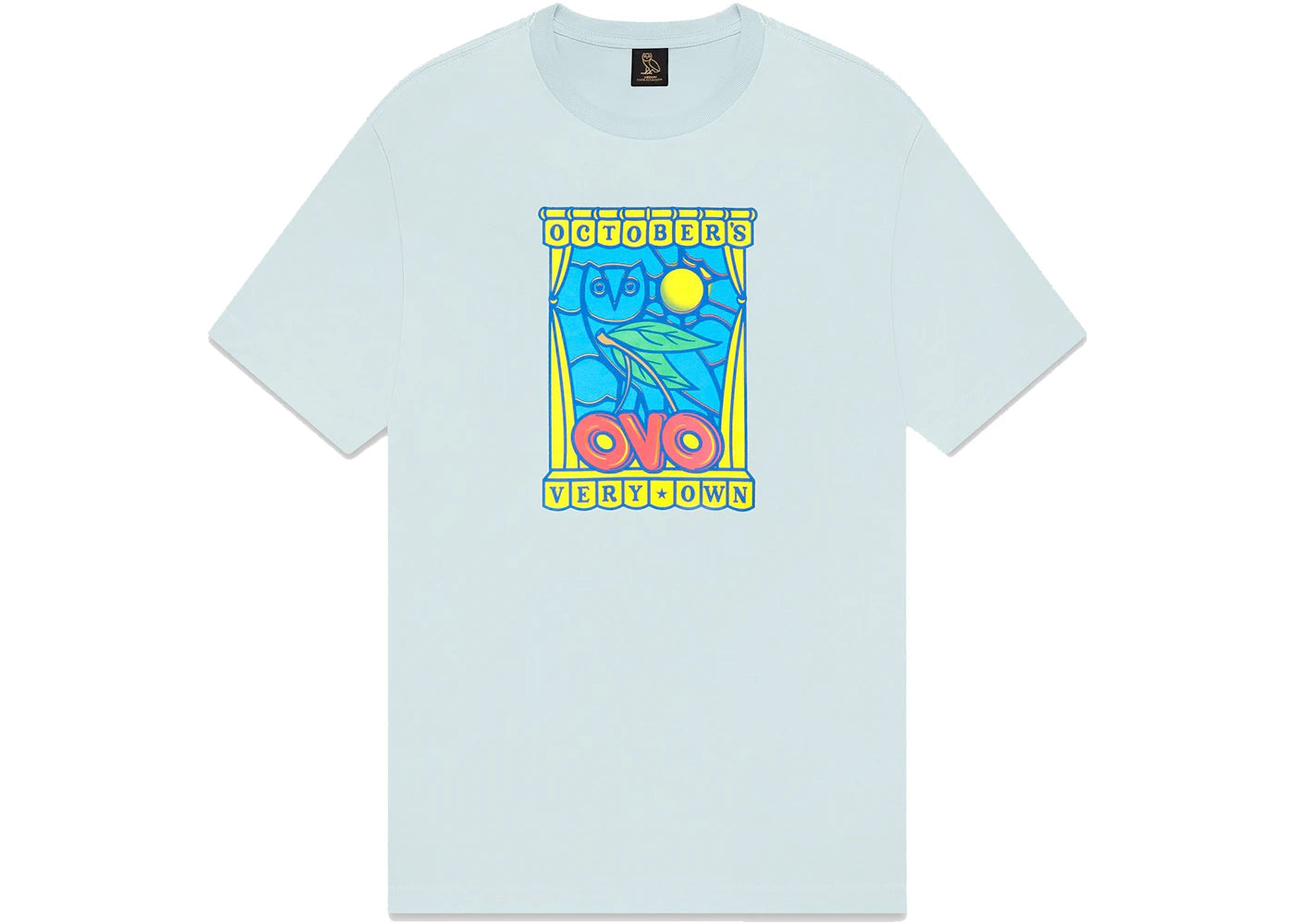 OVO Stained Glass T-shirt Sky Blue