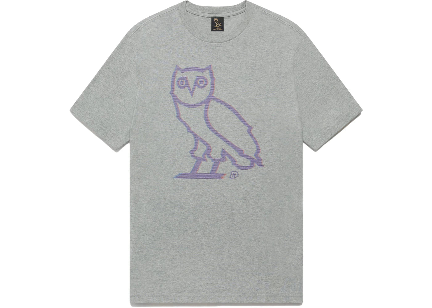 OVO Static Owl T-shirt Heather Grey