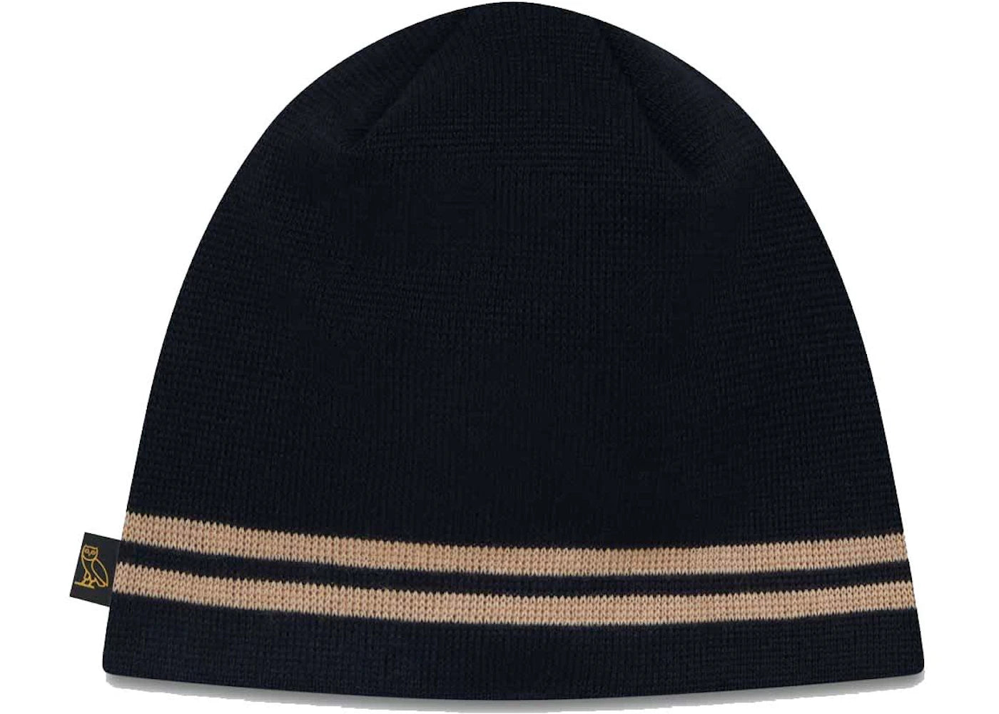 OVO Striped Beanie Black