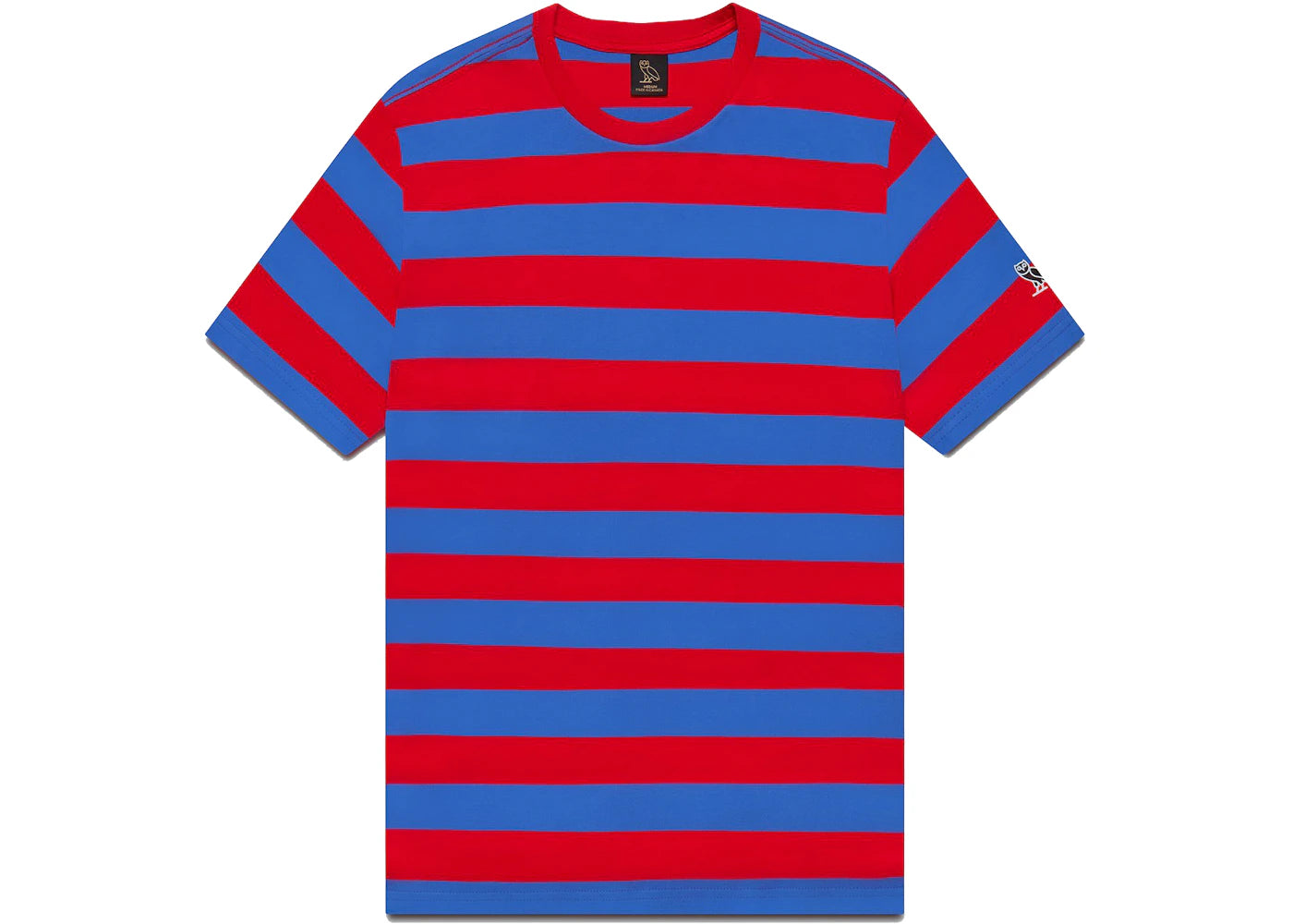 OVO Summer Stripe T-shirt Cobalt/Red