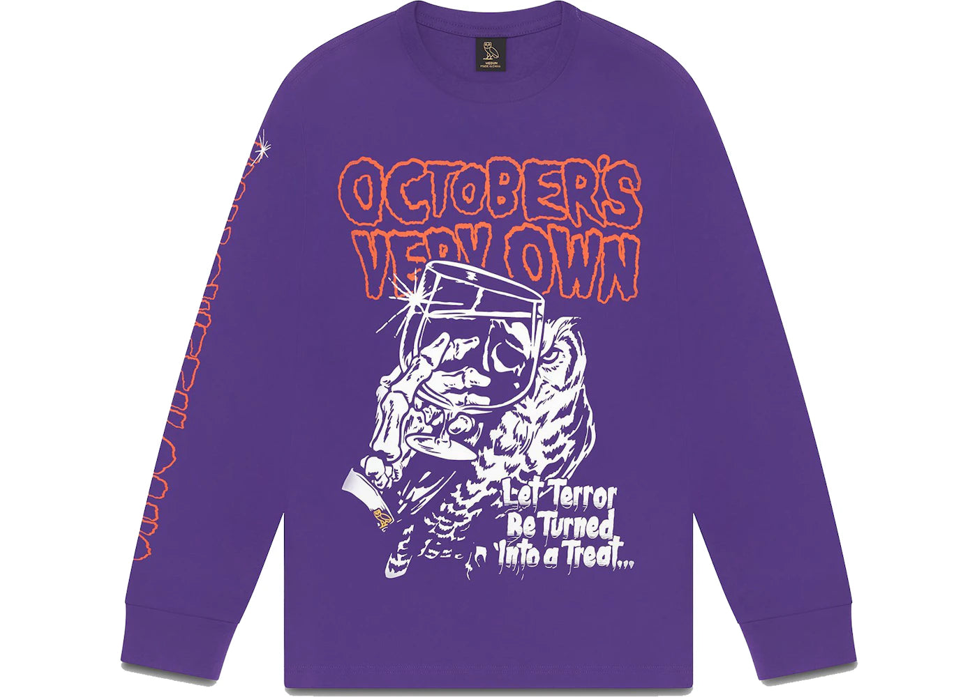 OVO Terror Longsleeve T-shirt Purple