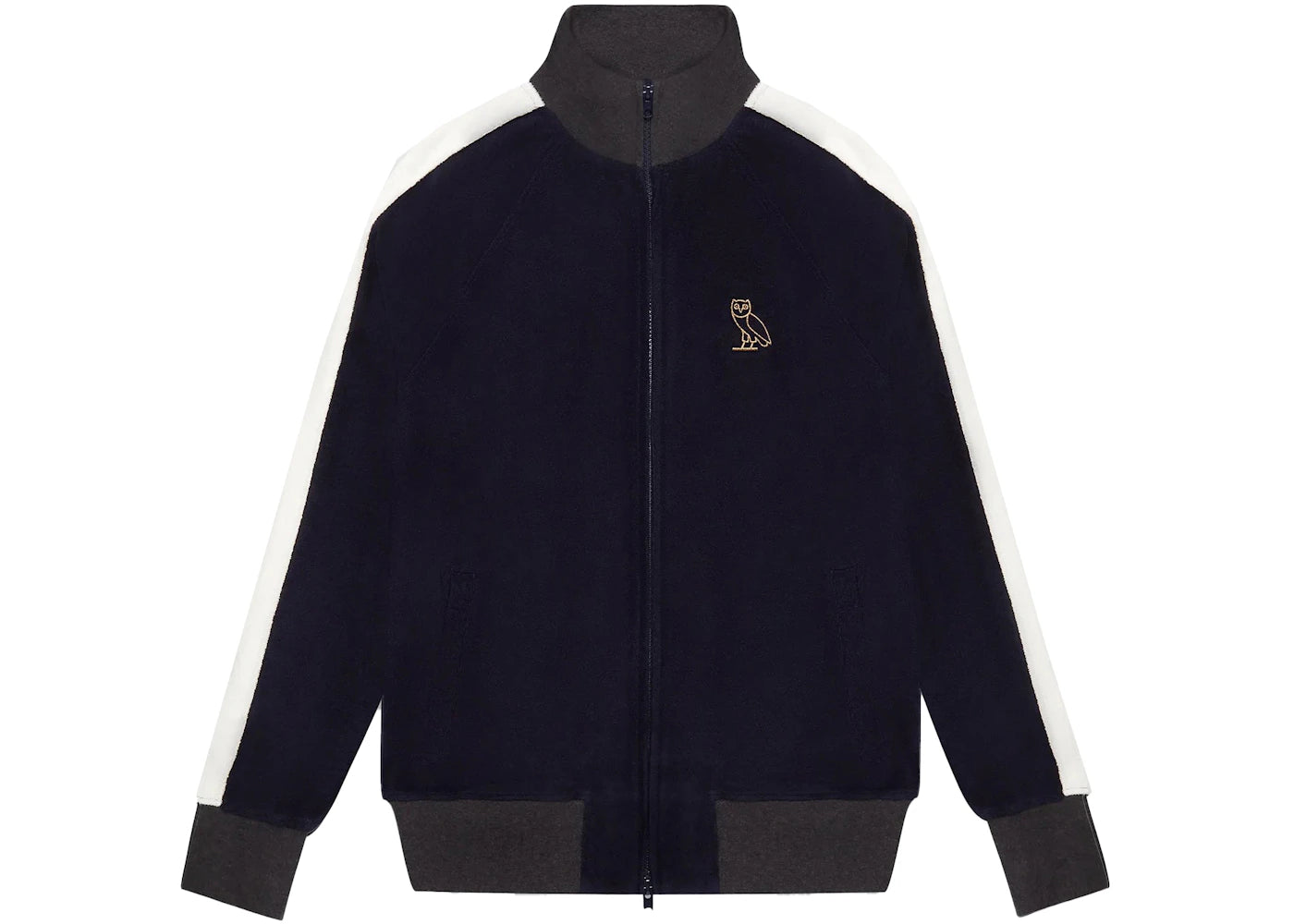 OVO Terry Cloth Track Jacket Navy