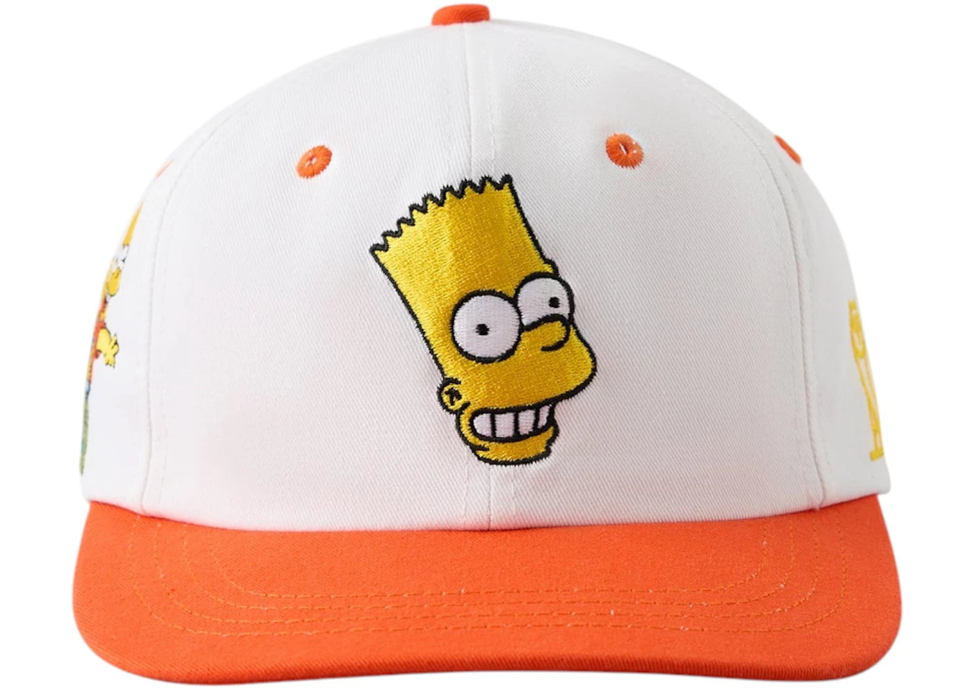 OVO The Simpsons Bart Snapback Cap White/Orange