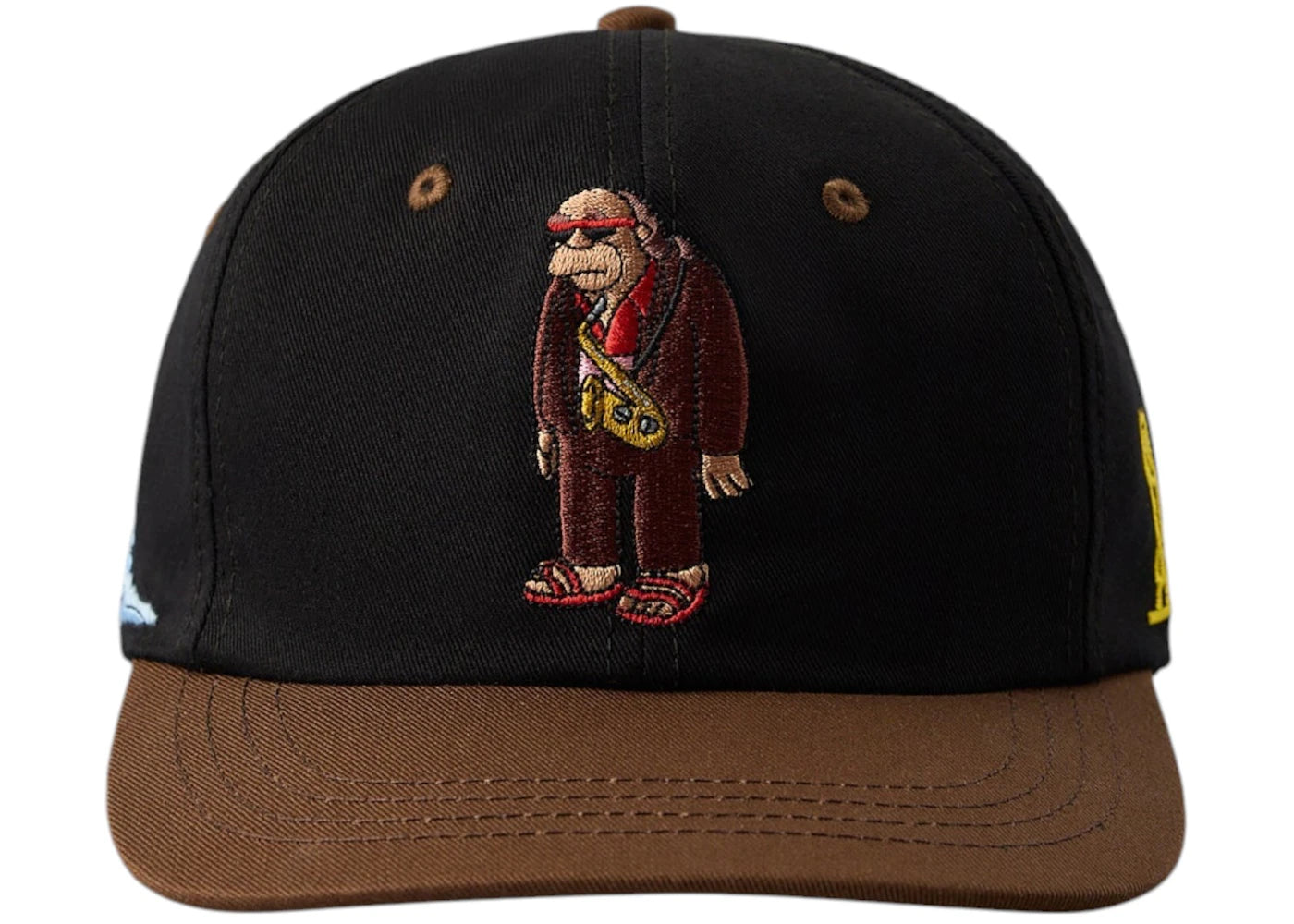 OVO The Simpsons Bleeding Gums Murphy Snapback Cap Black/Brown