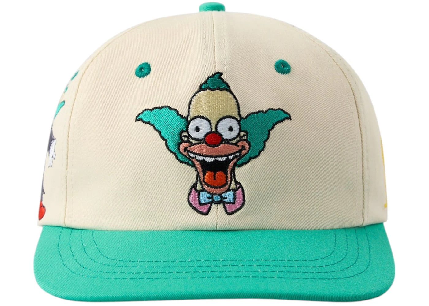 OVO The Simpsons Krusty The Clown Snapback Cap Taupe/Teal