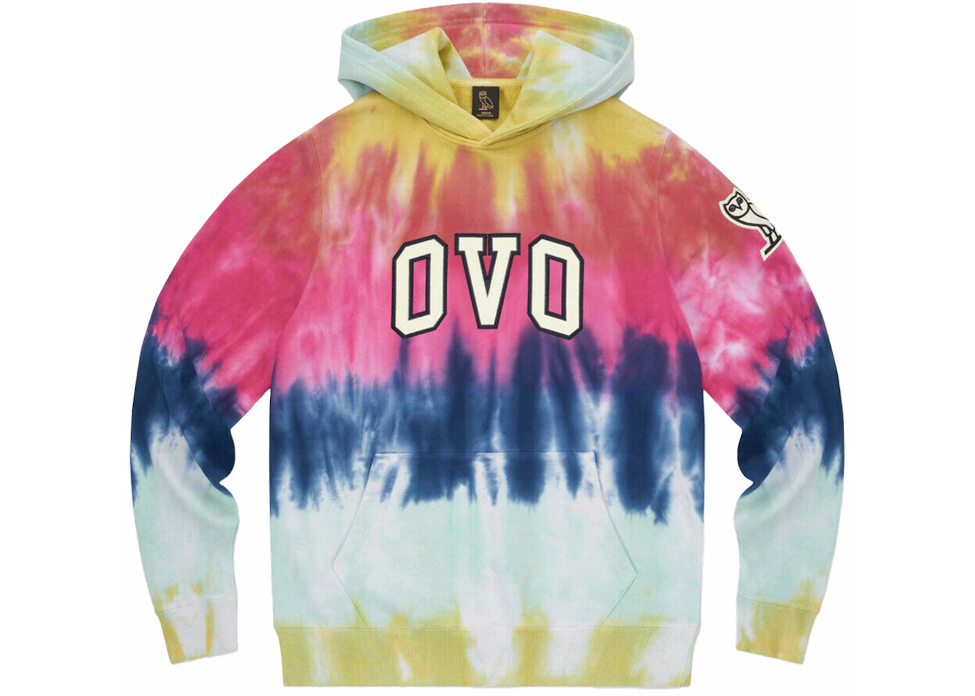 OVO Tie Dye Arch Hoodie Multi