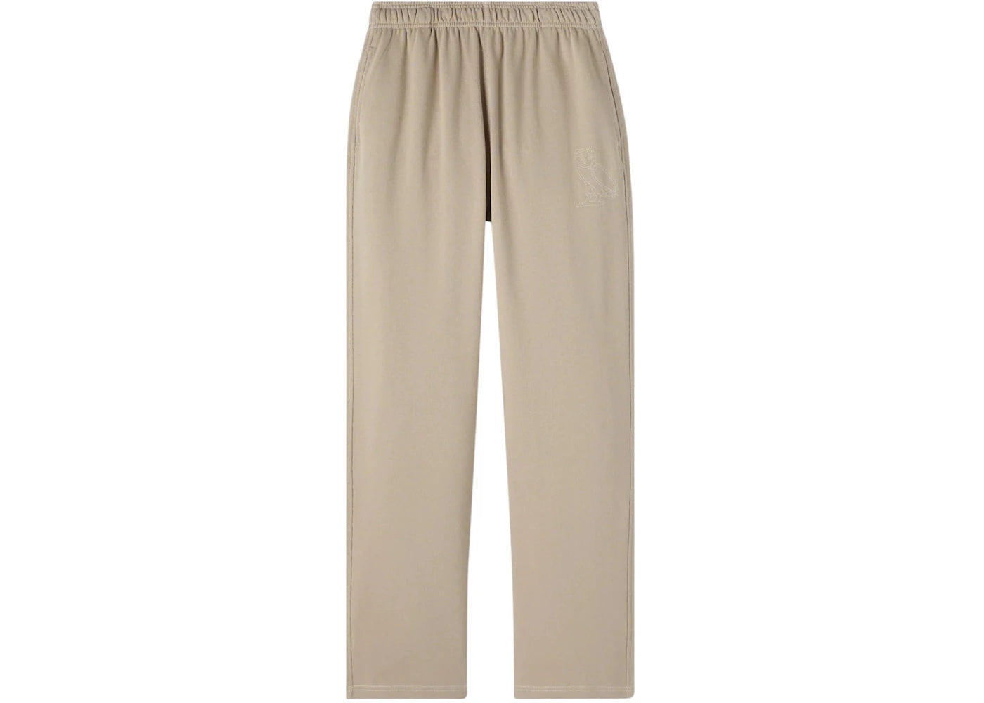 OVO Tonal Stitch Open-Hem Sweatpant Beige