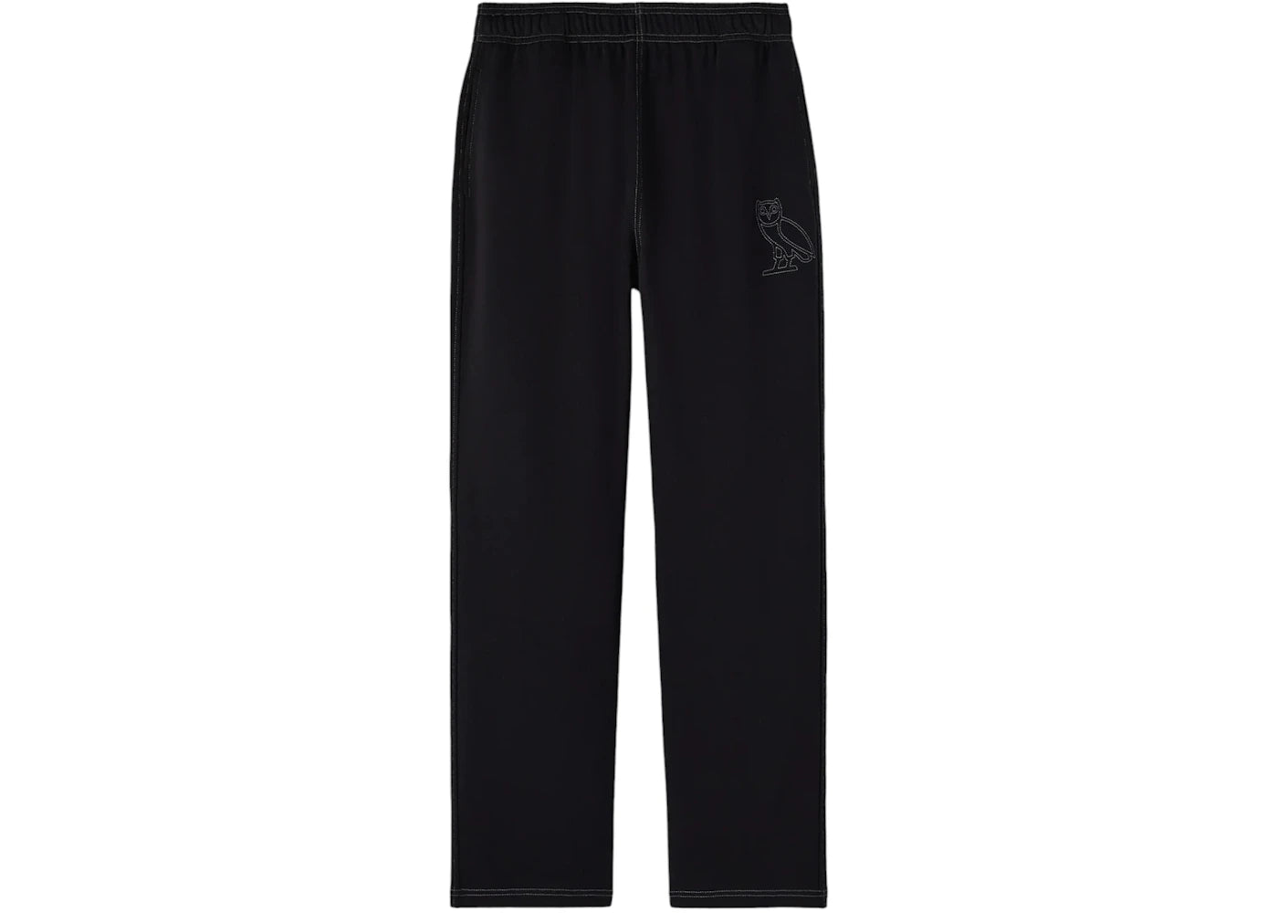 OVO Tonal Stitch Open-Hem Sweatpant Black