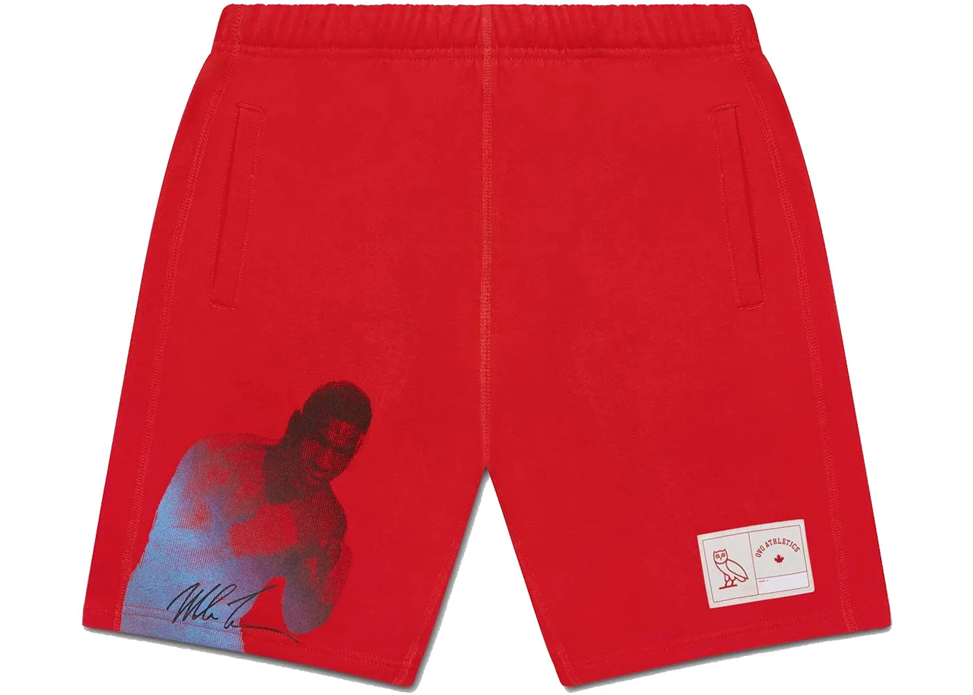 OVO Tyson Signature Sweatshort Red