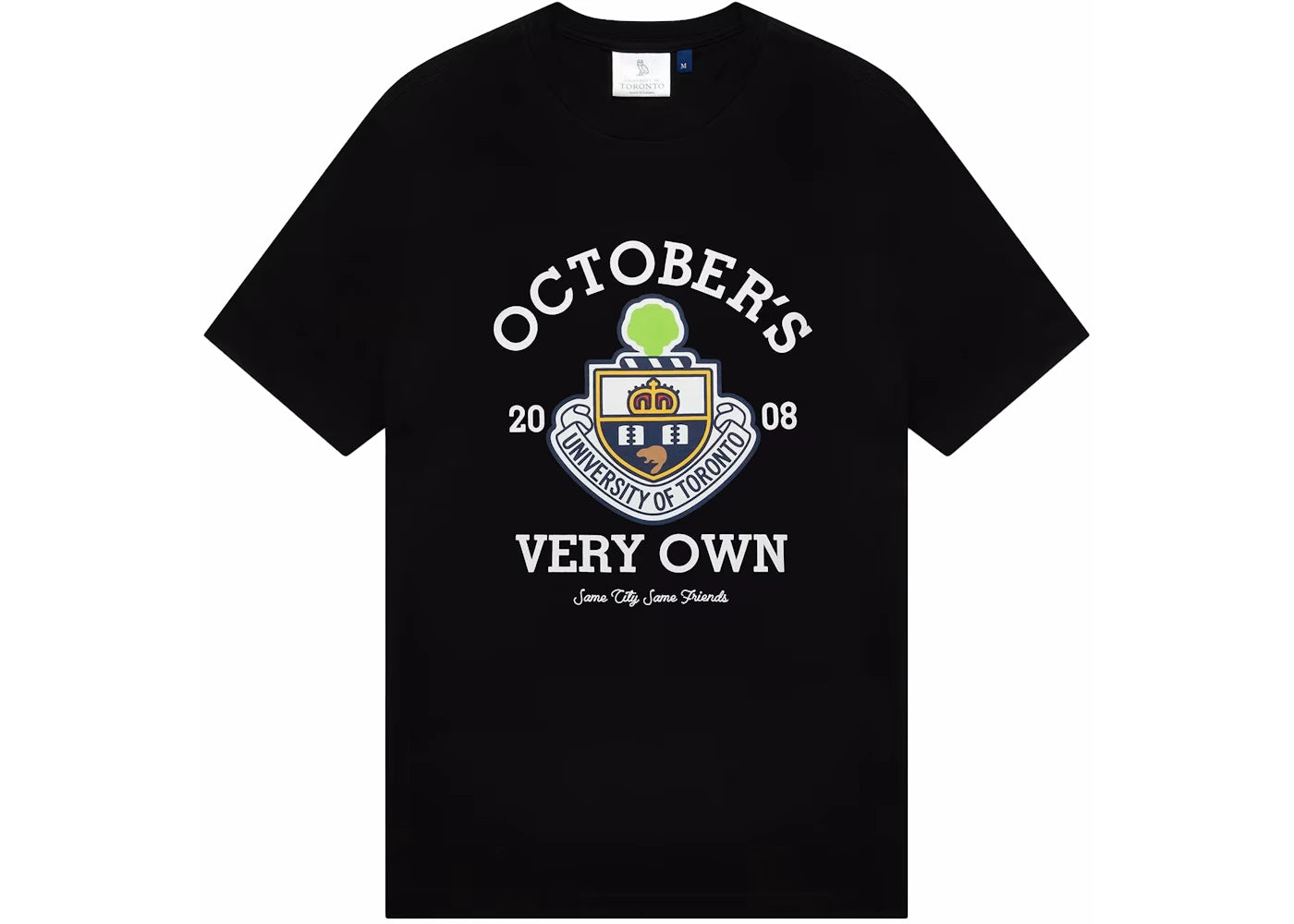 OVO U Of T Crest T-Shirt Black