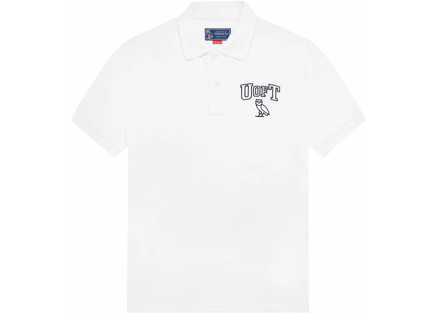 OVO U Of T Pique Polo White