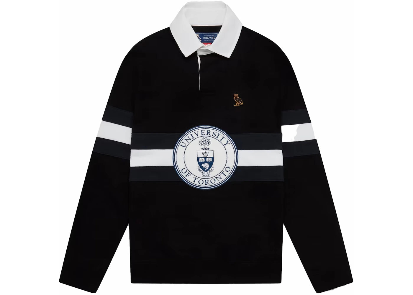 OVO U Of T Rugby Polo Black