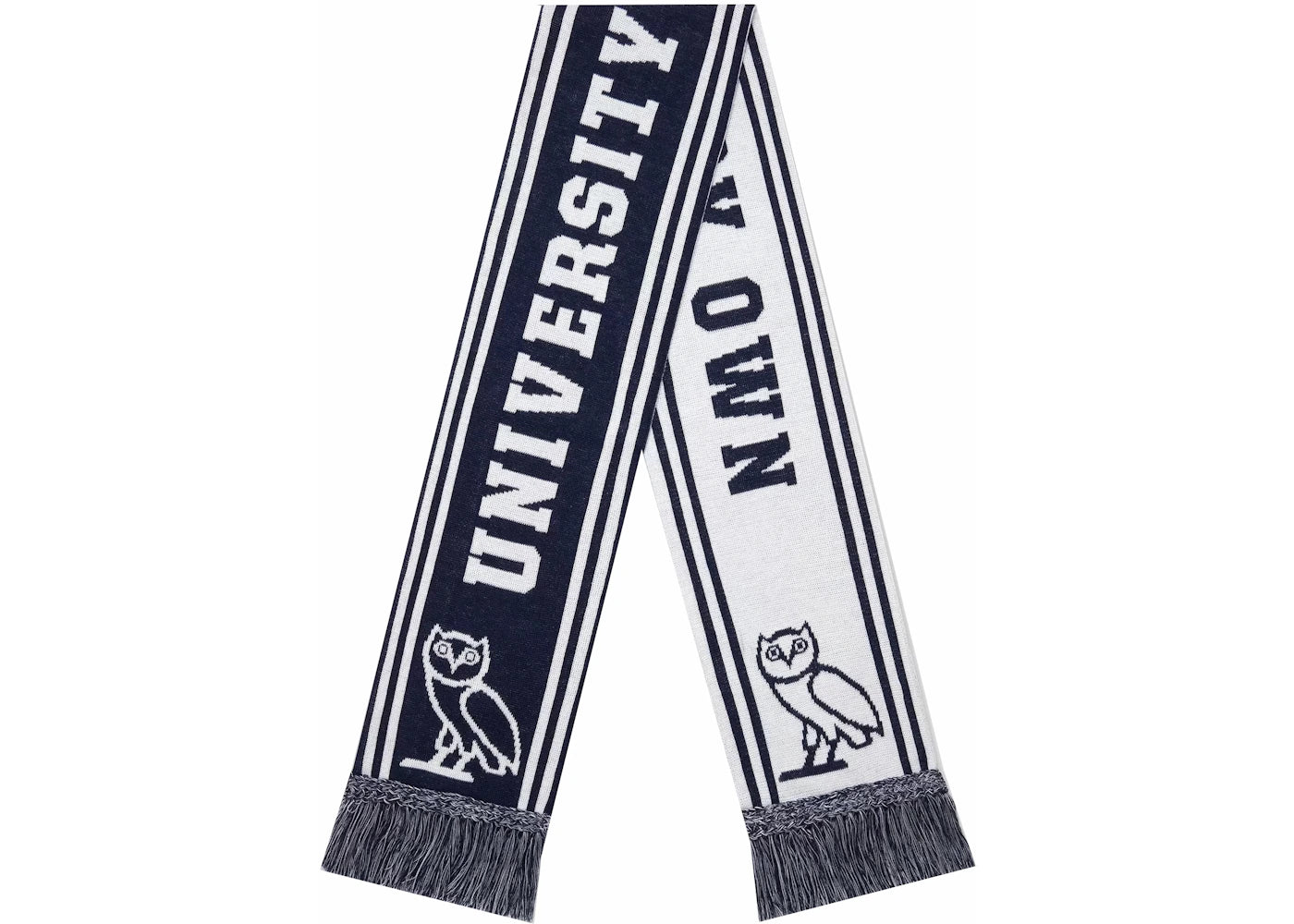 OVO U Of T Wool Scarf Navy/Cream