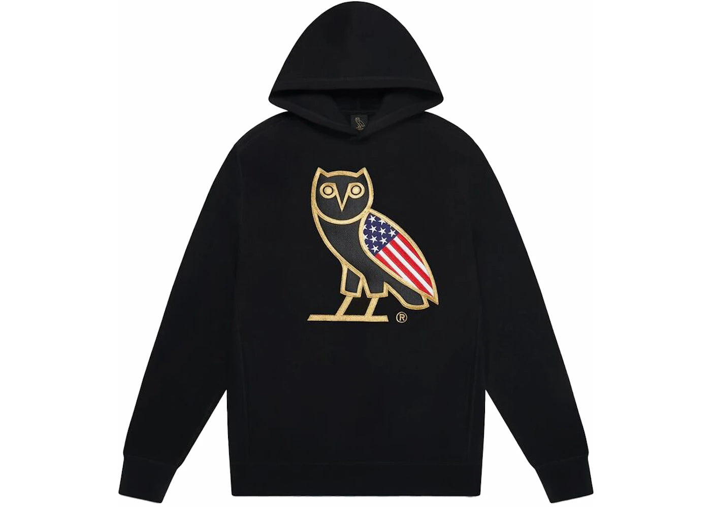 OVO USA OG Owl Hoodie Black