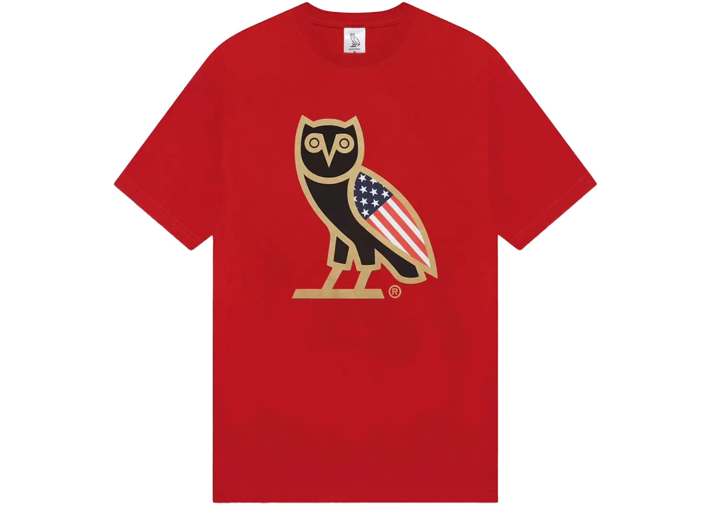 OVO USA OG Owl T-Shirt Red