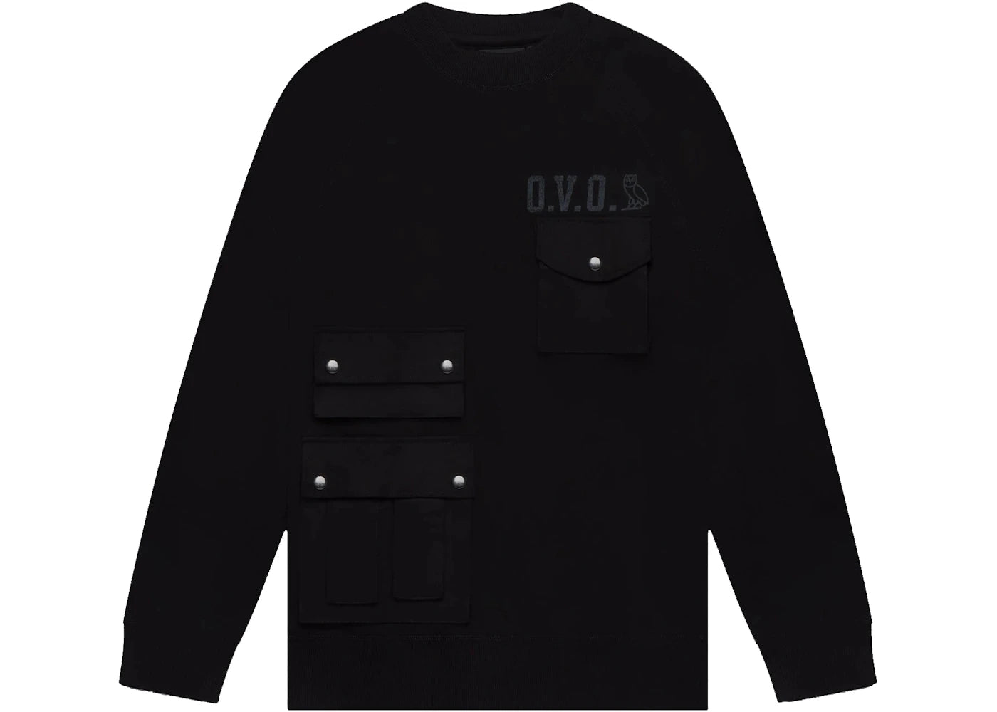 OVO Utility Crewneck Black