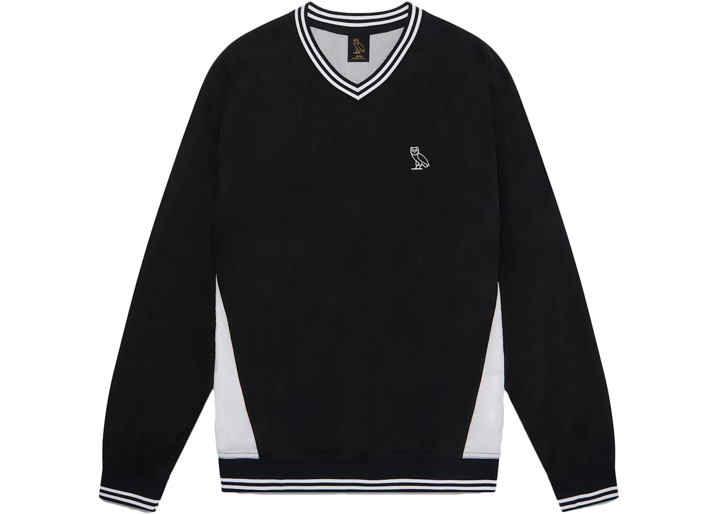 OVO V-Neck Pullover Windbreaker Black