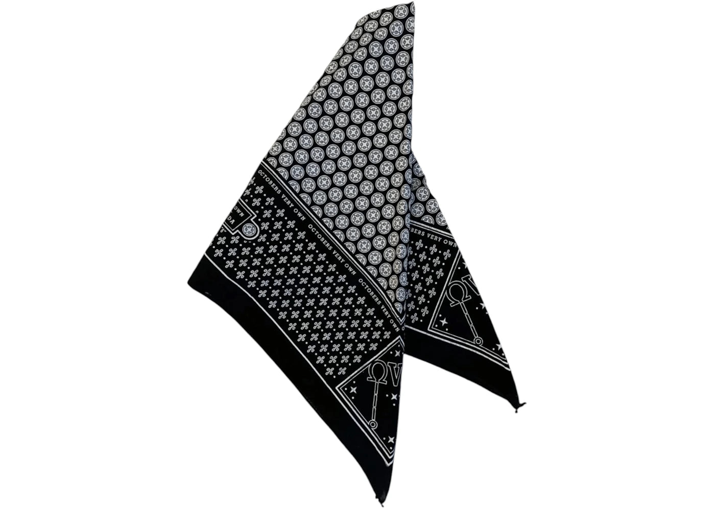 OVO VIP Exclusive Monogram Bandana Black