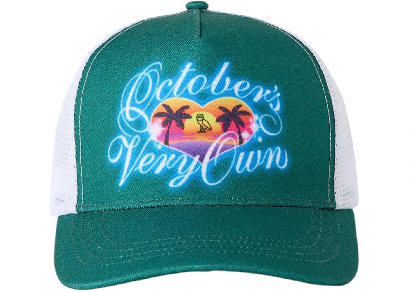 OVO Vacation Trucker Cap Green