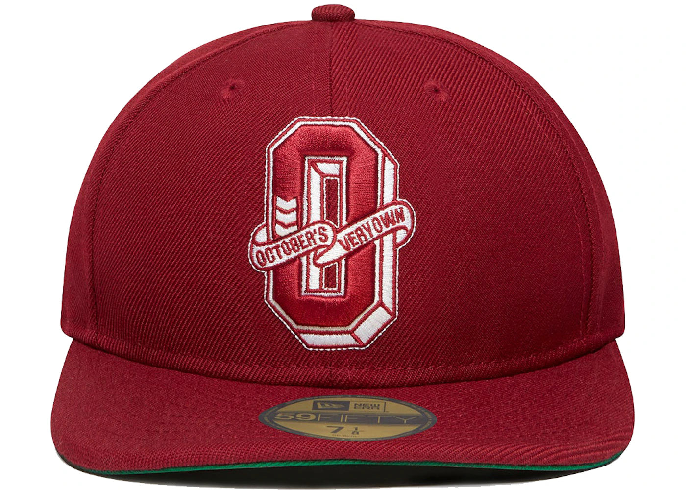 OVO Varsity New Era 59Fifty Fitted Cap Maroon