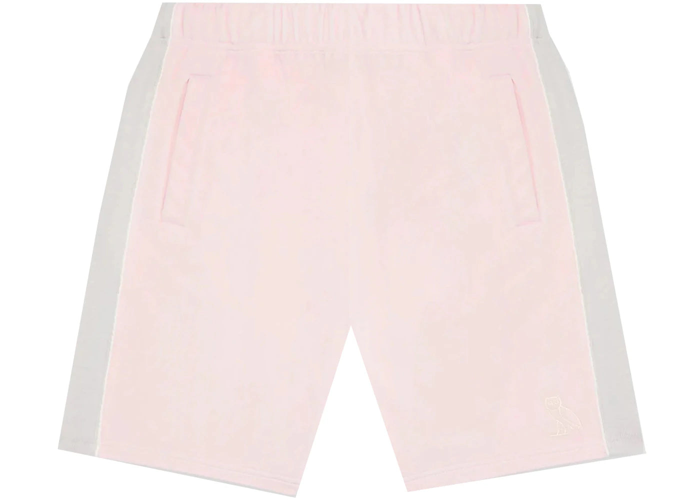 OVO Velour Shorts Pink/Tan