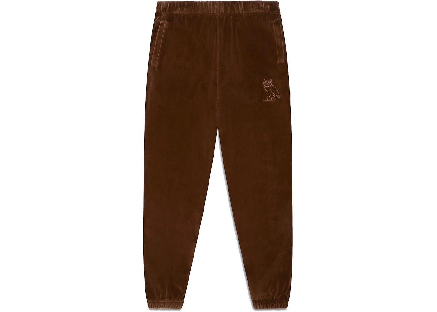 OVO Velour Track Pant Brown