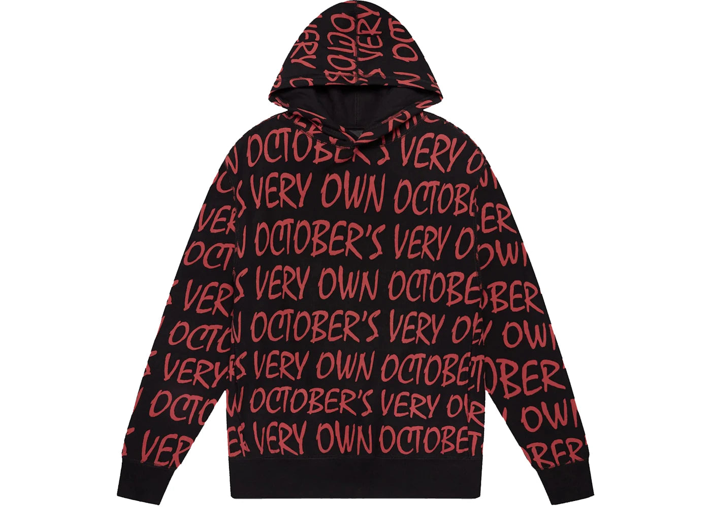 OVO W.T.T.F. Repeat Hoodie Black