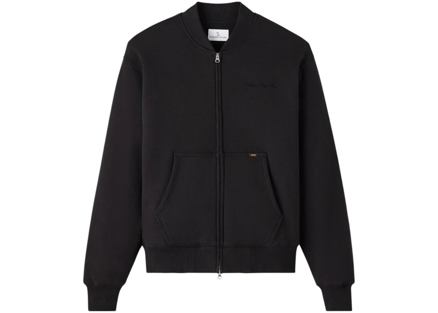 OVO Waffle-Lined Track Jacket Black