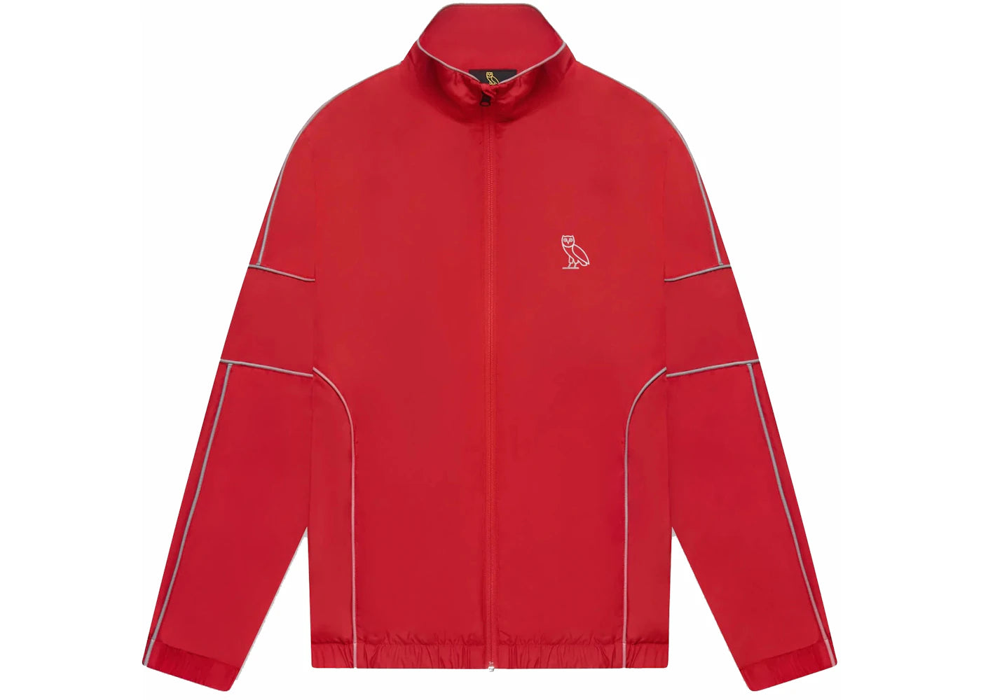 OVO Wind Tech Reflective Track Jacket Red