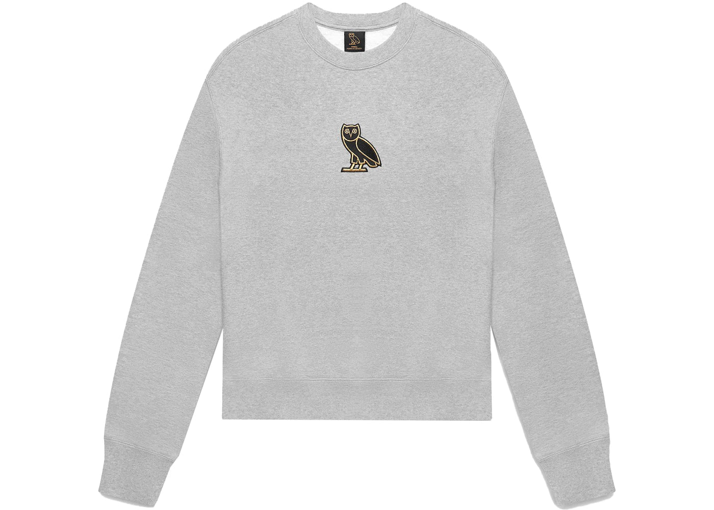 OVO Womens Classic Owl Crewneck Heather Grey