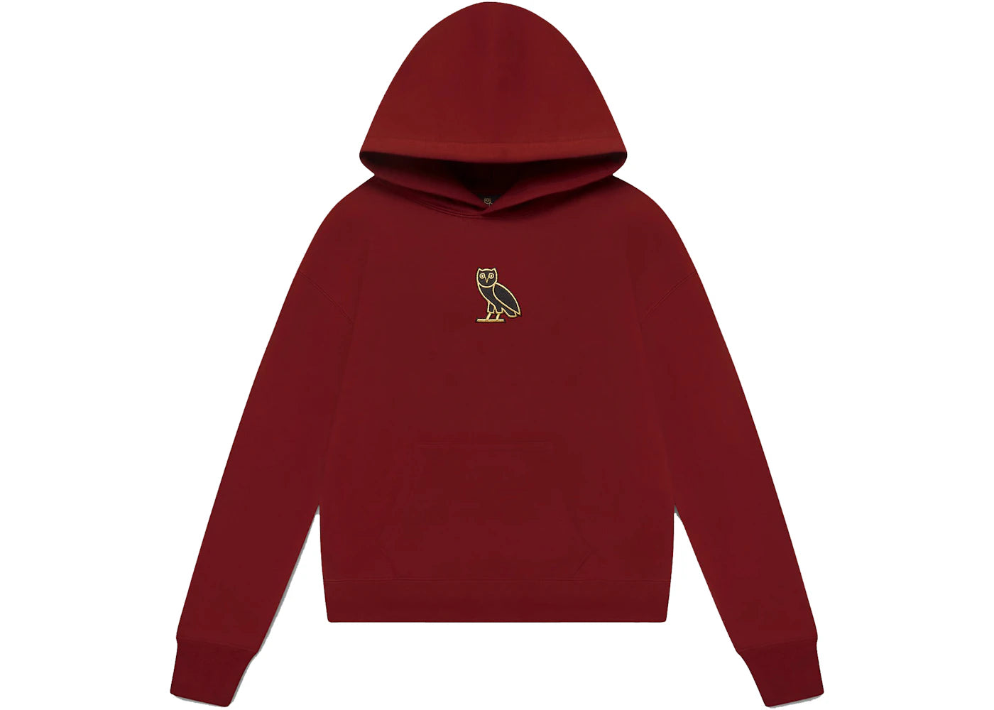 OVO Womens Classic Owl Hoodie Burgundy