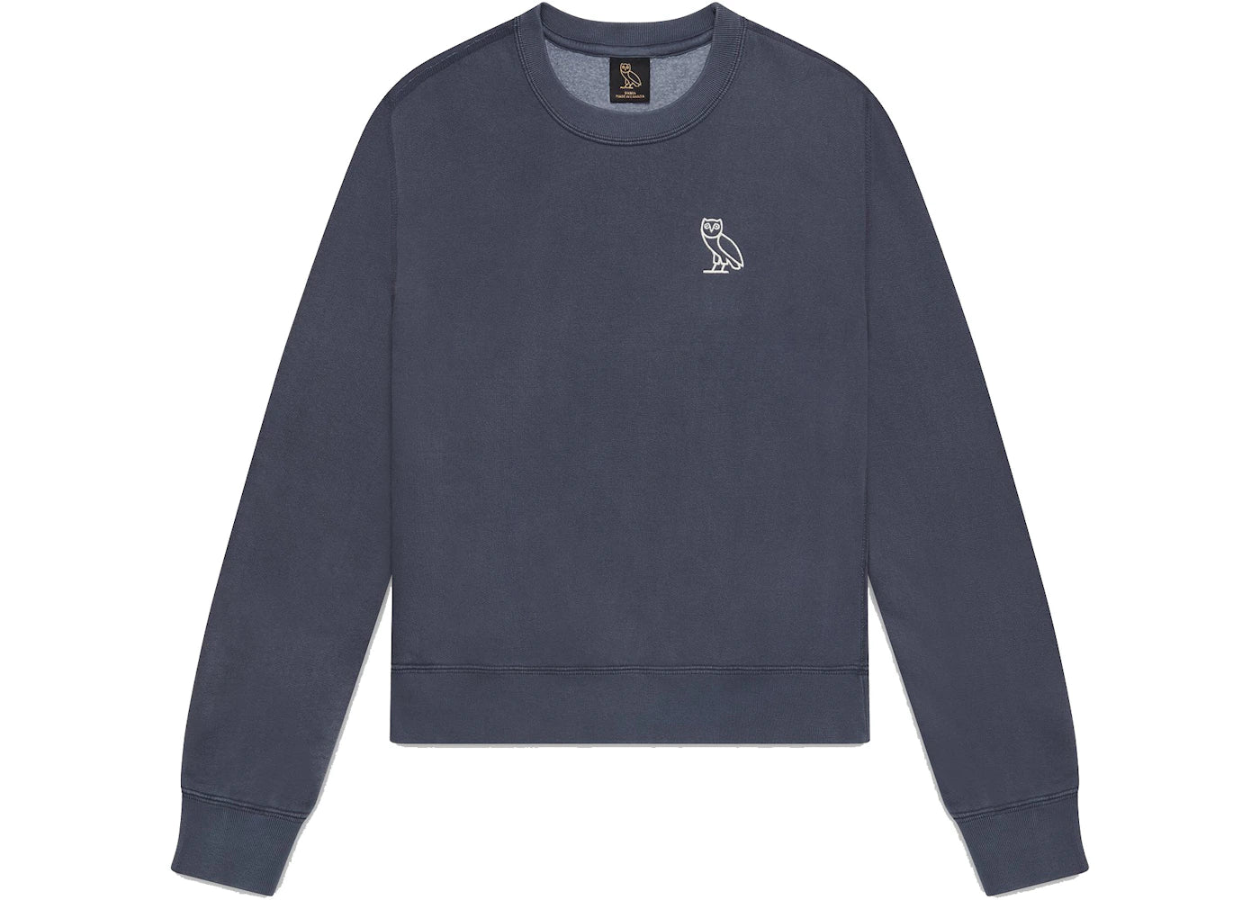 OVO Womens Garment Dye Crewneck Odyssey Blue