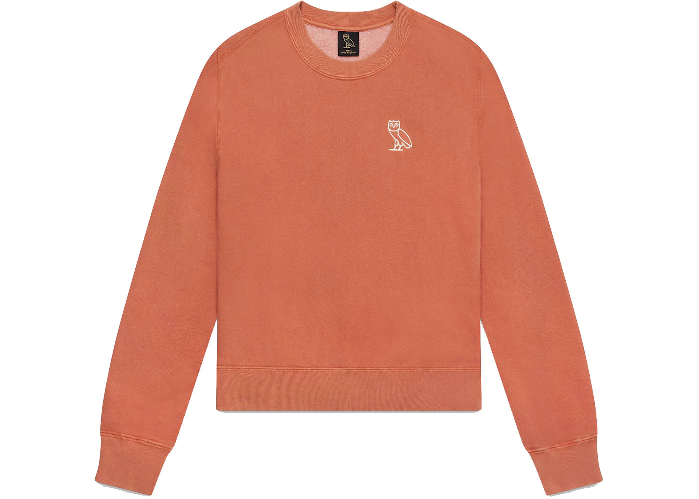 OVO Womens Garment Dye Crewneck Sequoia