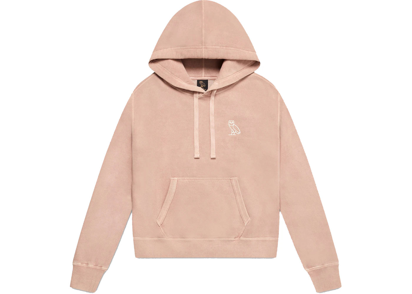 OVO Womens Garment Dye Hoodie Rose