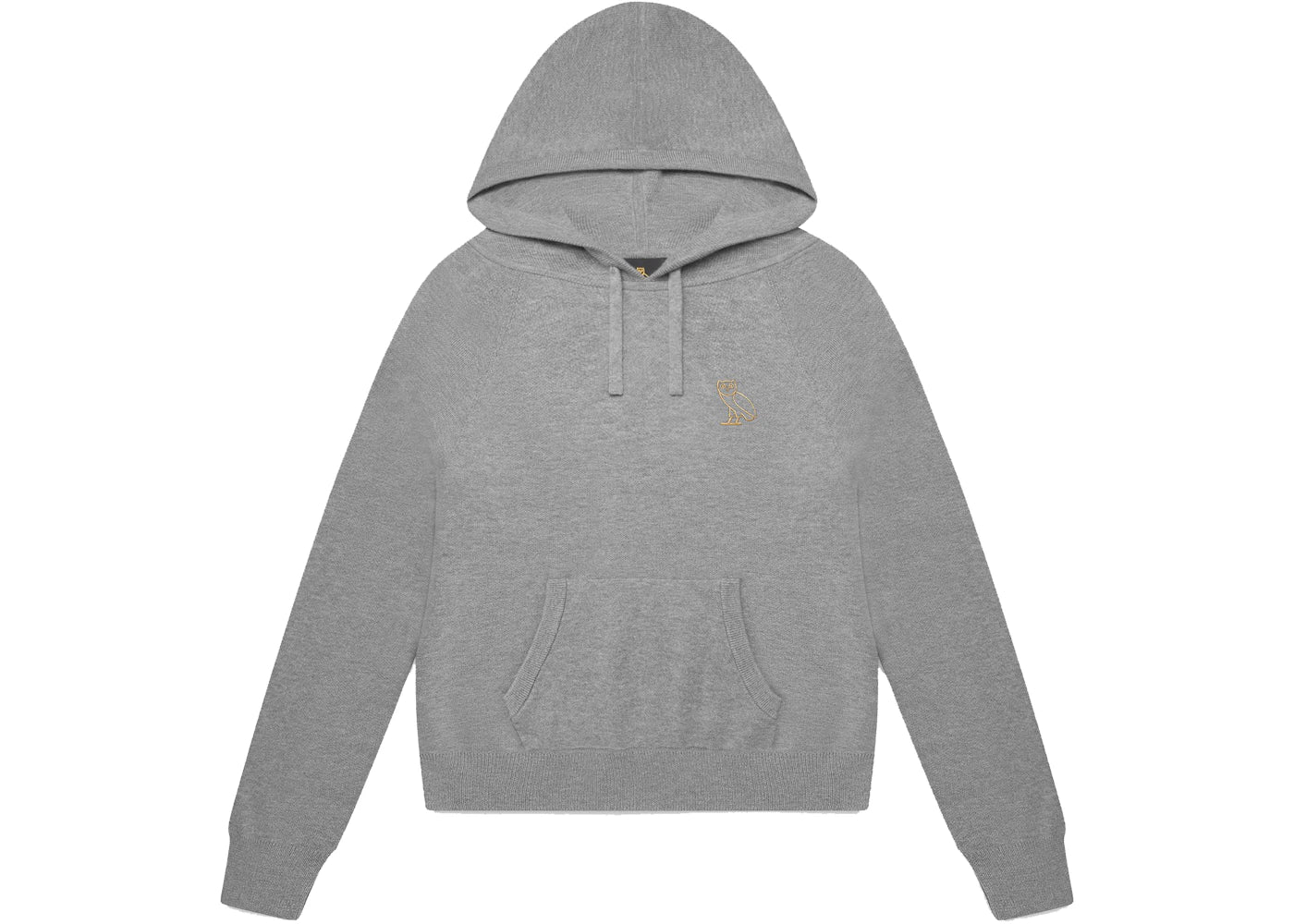 OVO Womens Knit Hoodie Heather Grey