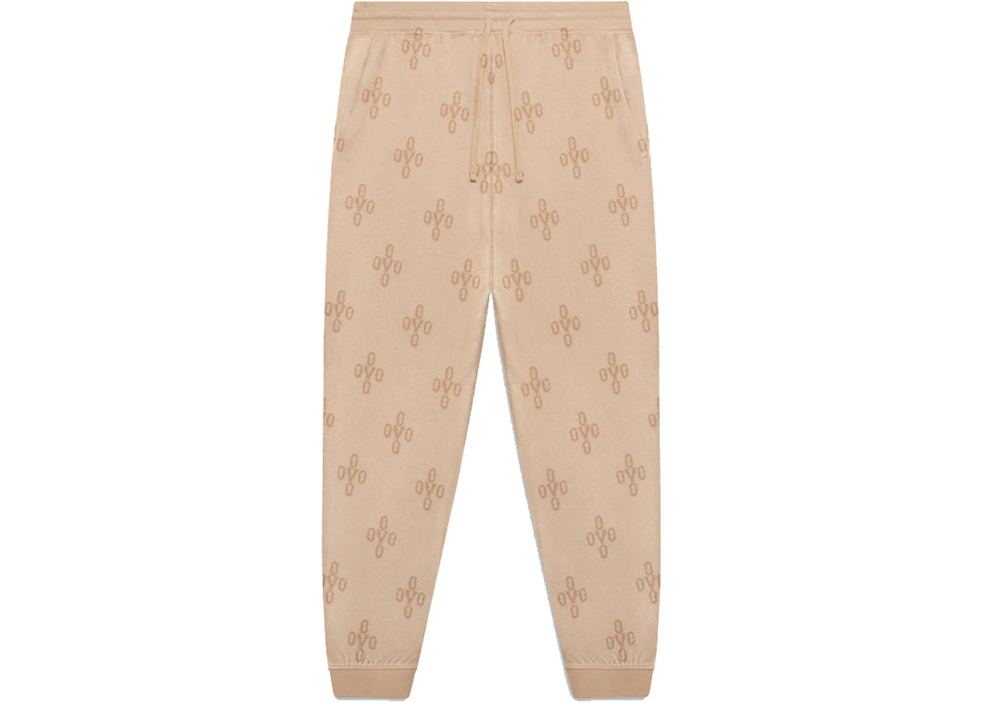 OVO Women's Monogram Terry Cloth Sweatpant Beige